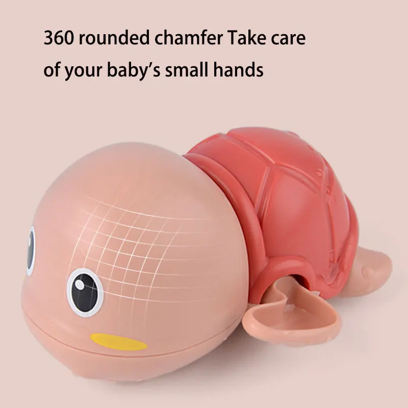 Детская игрушка для купания черепаха из мультфильма Классическая в воде