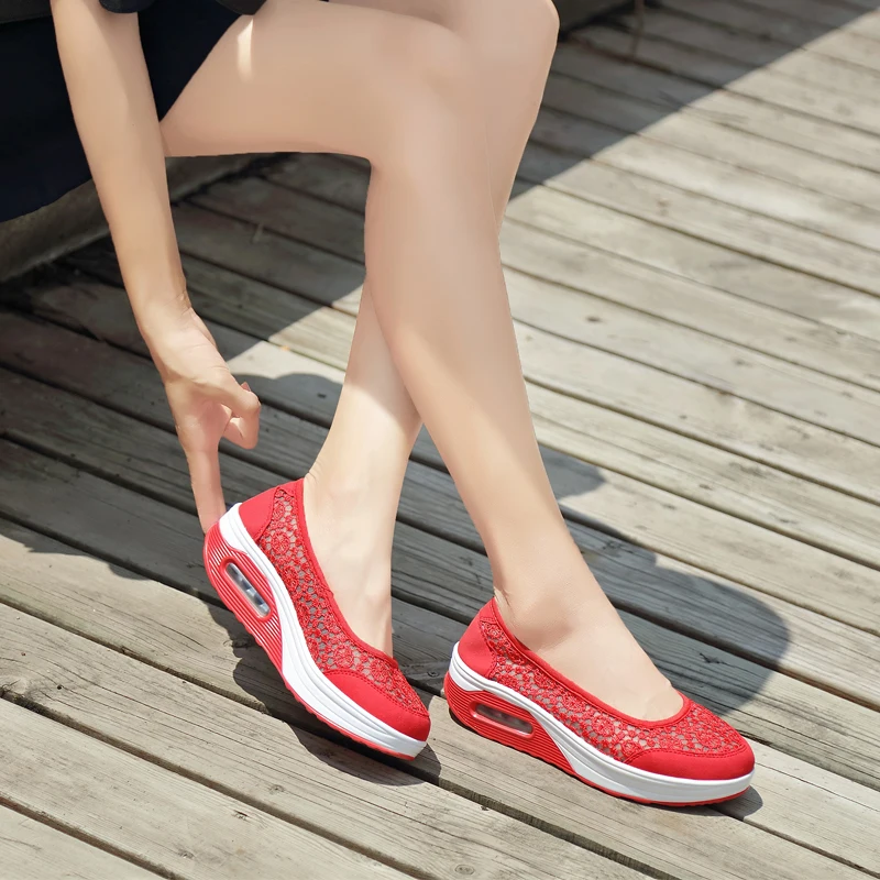 Fashion Woman Shoes Tenis Sneakers Breathable Air Cushion Athletic Women's Fitness Walking Jogging Tennis Sports Shoes Female