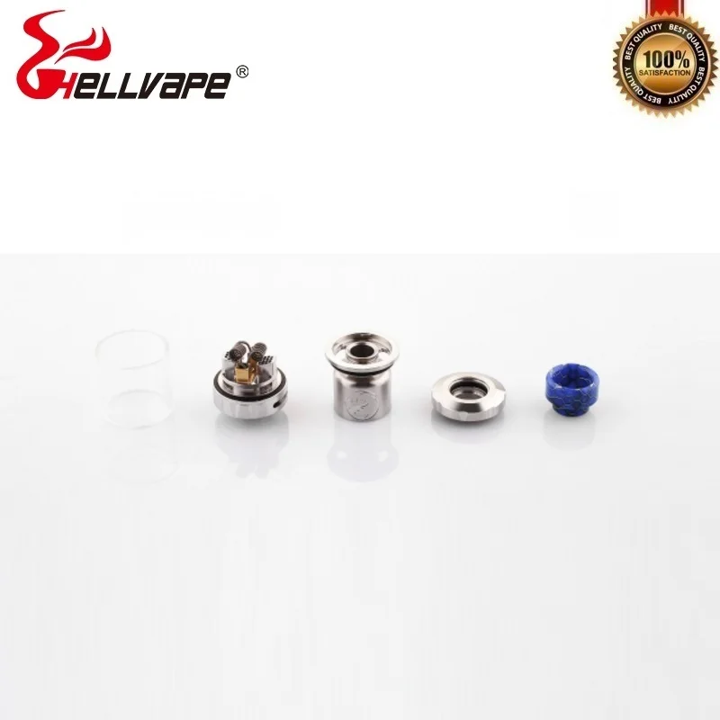 Оригинальный Hellvape Rebirth RTA Танк 25 мм 2 мл/5 мл Vape распылитель двойной пост колода для боттомфидер мод VS профиль