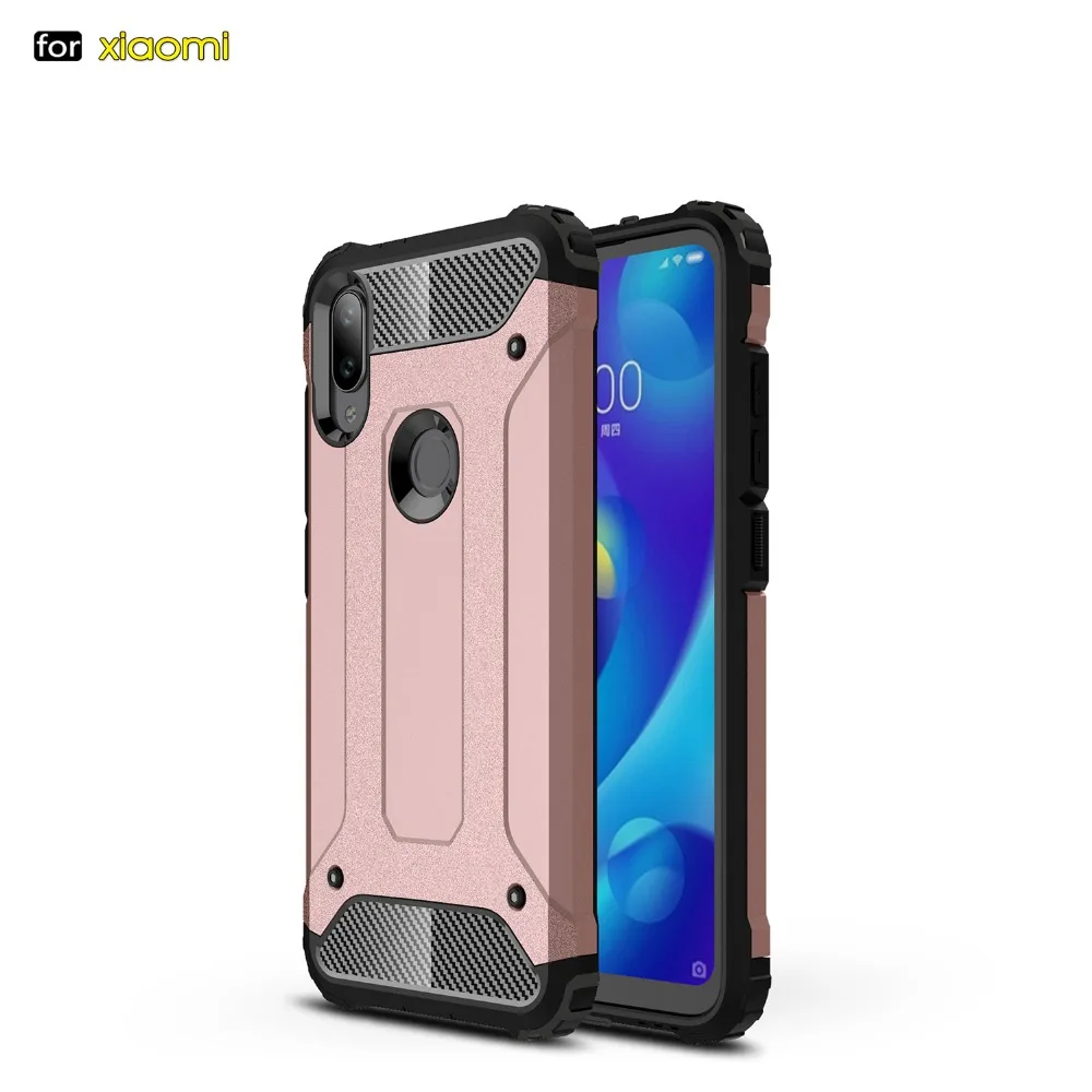 Жесткий Чехол-броня для телефона с роботом для xiaomi 8 A3 Lite explore ore Max 3 9 SE 9T CC9 E POPC F1 mix3 play redmi S2 6A Note 6 7 7A K20 PRO