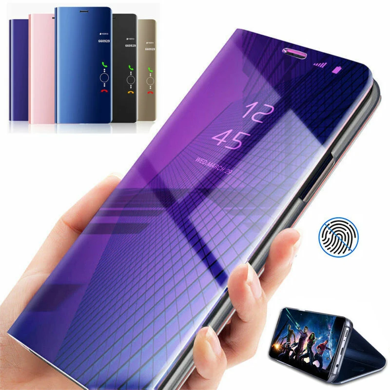 Clear View Смарт зеркало откидная крышка для Vivo IQOO Y17 Y15 Y97 Y95 Y91 NEX V15 X23 X21S X20 Y85 Y83 защитная крышка-чехол с подставкой