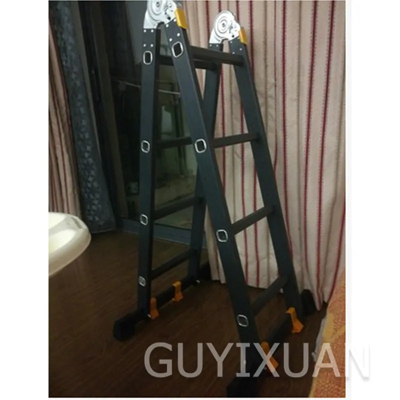 

Люди лестница 1,2 м многофункциональная складально-мерильная лестница елочка Бытовая Стремянка телескопическая лестничный подъемник Инжен...