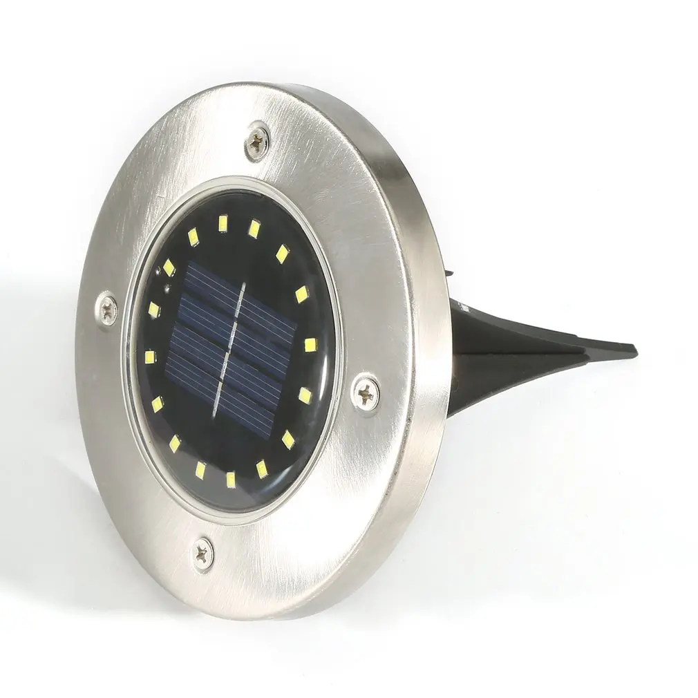 8Pcs 8LED Solar Power Buried Light Under Ground Lamp Outdoor Path Garden Decking | Освещение