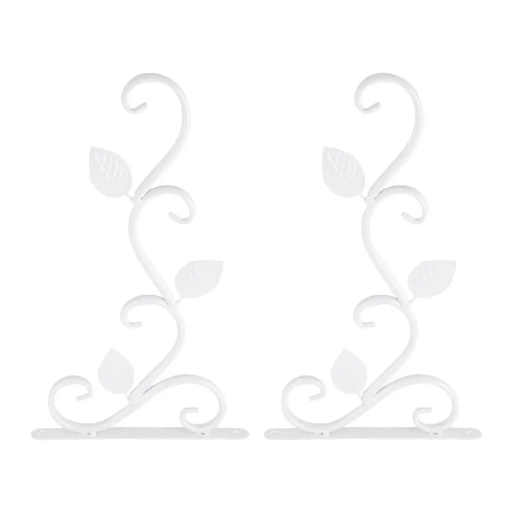 

2pcs Modern Wall-mounted Garden Flowerpot Hanger Iron Art Hook Wall Decoration