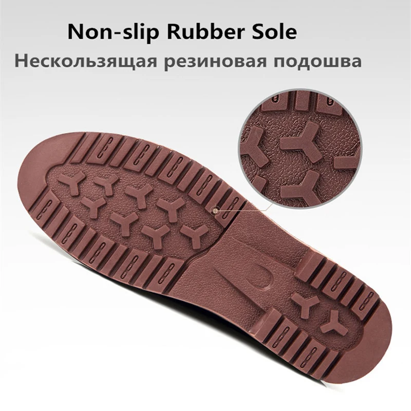 KATESEN/Новинка 2019 года мужские ботинки из спилка высокого качества мотоциклетные