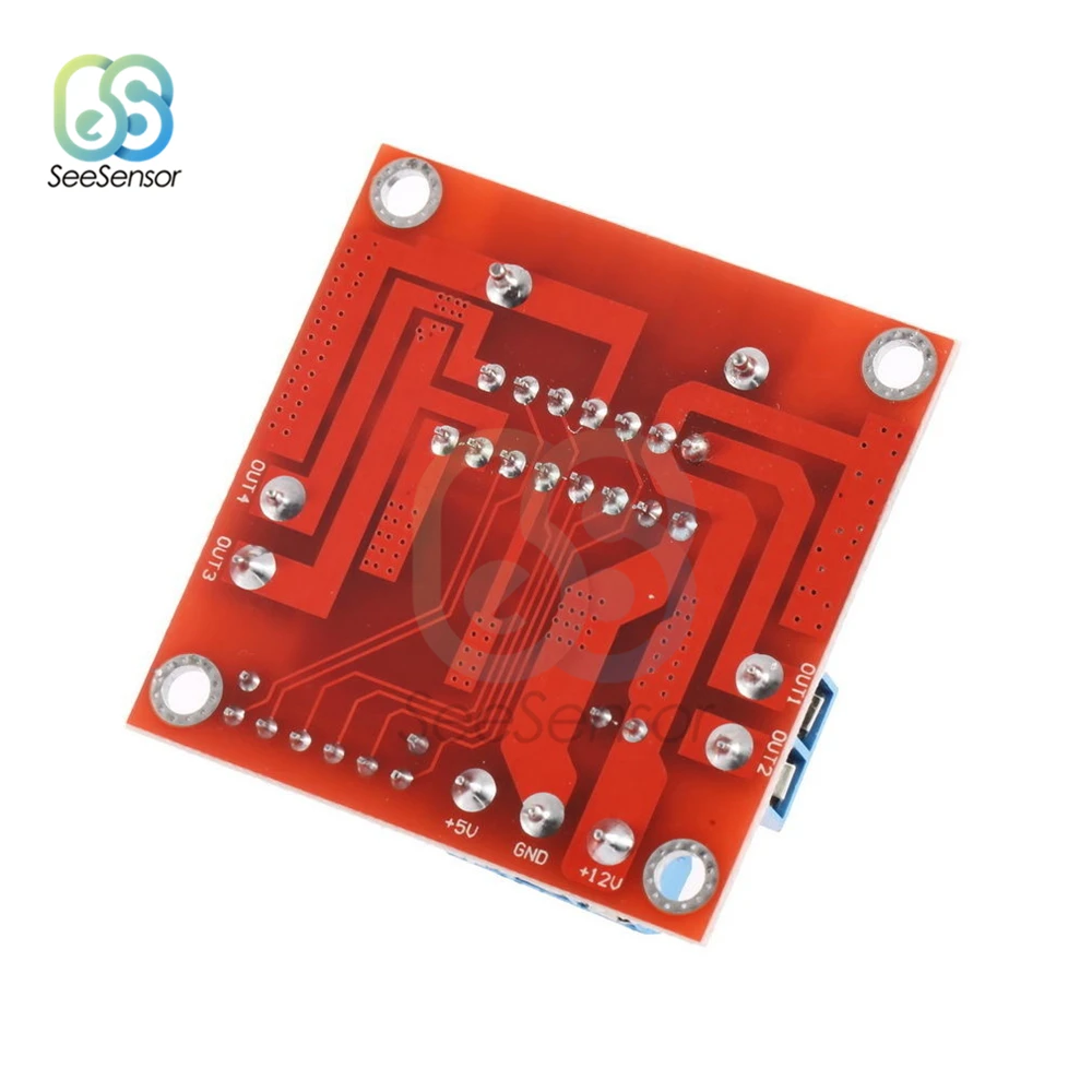 Модуль платы управления шаговым двигателем L298N с двойным H мостом DC для