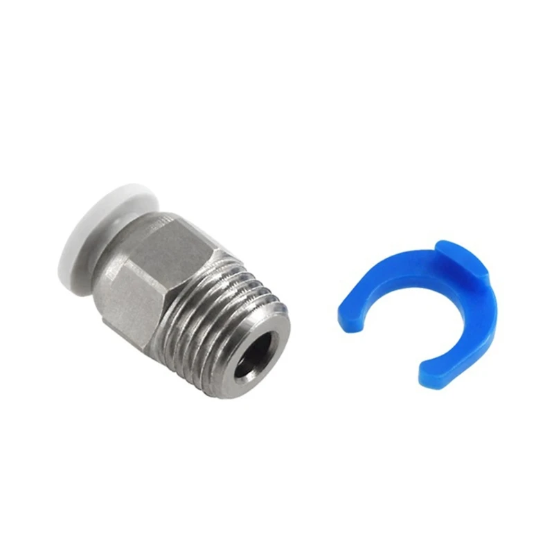 

K1KF креативный экструдер PC4 01 перфорированный Пневматический разъем M10 1,75 мм ПТФЭ трубчатый быстрый соединитель J-Head фитинги 2 шт.