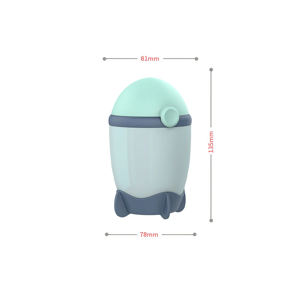 

260ml Three Layered Baby Food Storage Snack Box Infant Solid Feeding Snack Container Baby Food Storage Portable Milk Powder Box