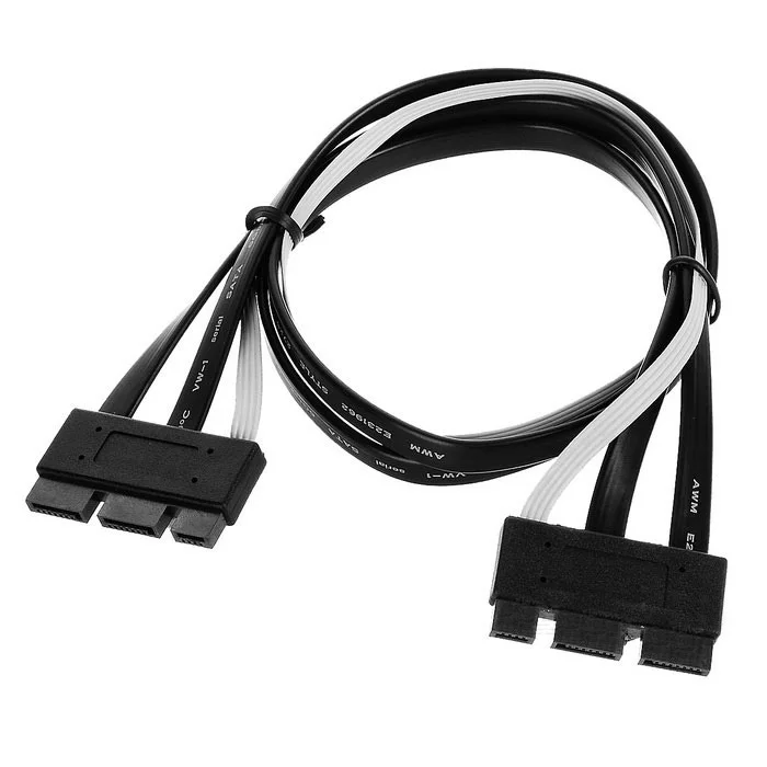 SFF-8639 PCI-E SATA 3.2 Express 18pin (7+7+4) Male to Data Raid Cable 50cm | Компьютеры и офис