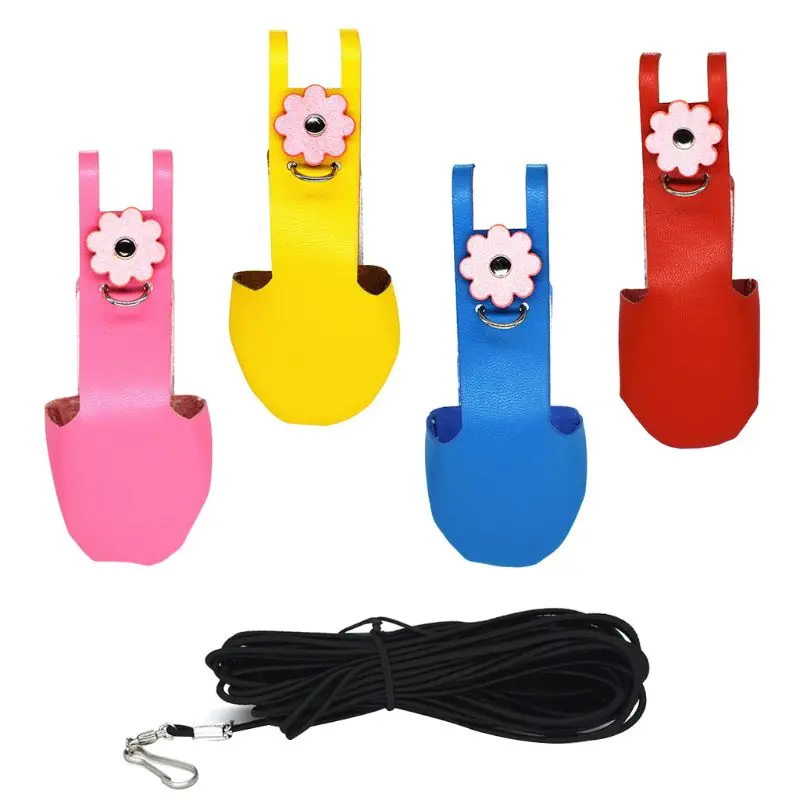 

Bird Parrot Velvet Leather Diaper with Leash Harness Rope Cockatiel Flight Suit