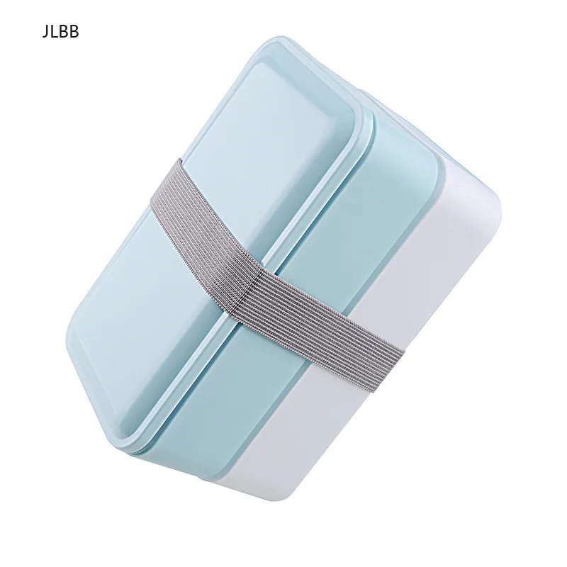 

3 Colors 1000ml Double Layer Lunch Box Food Storage Container Microwave Oven Bento Boxes Dinnerware Lunchbox BPA Free