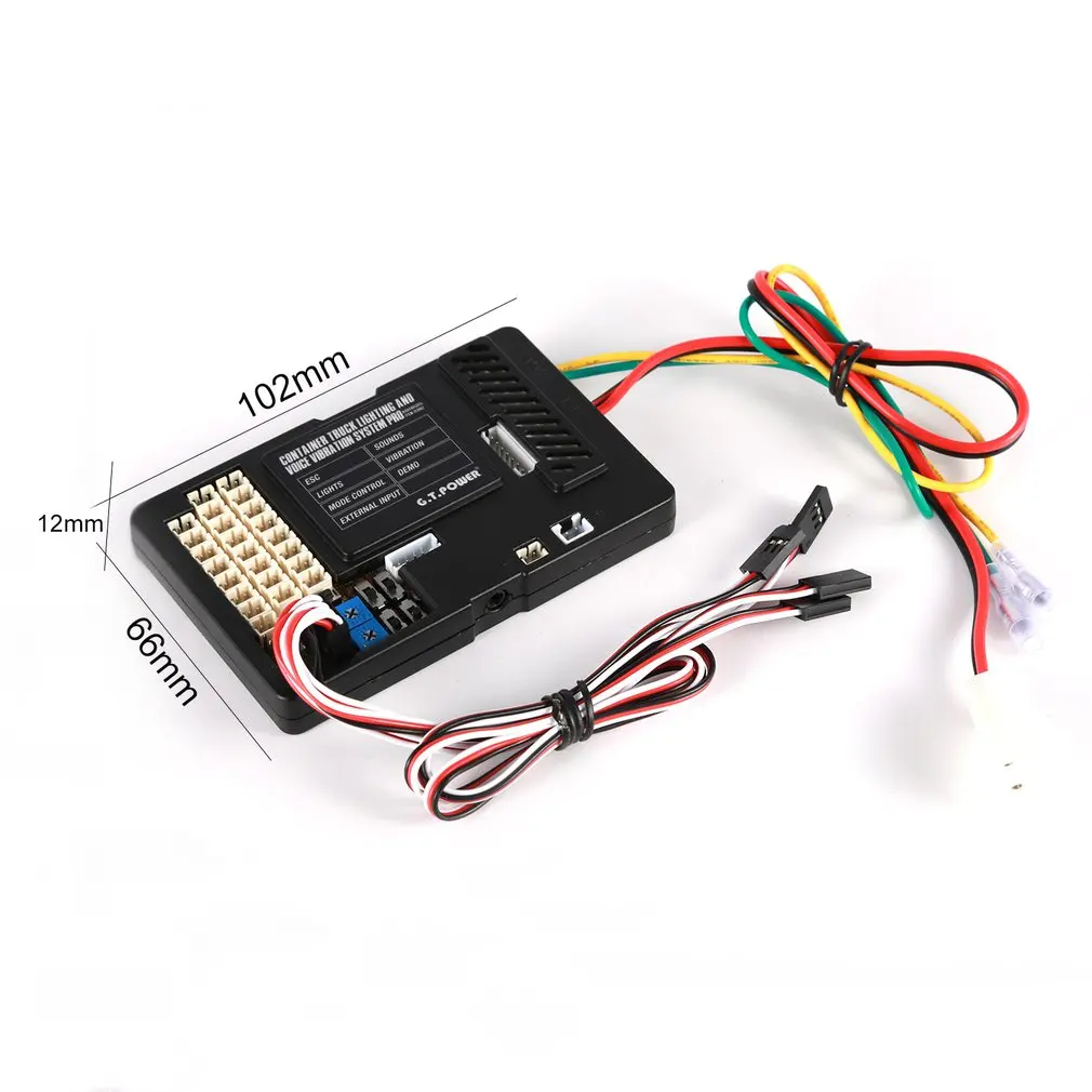 

New G.T.Power Lighting Voice Vibration System PRO APP Control for RC Car Parts Container Truck Control Box Board ESC Mode