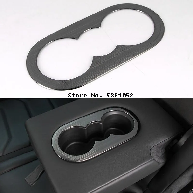 Хромированная накладка на заднее сиденье держатель для стакана воды объемная