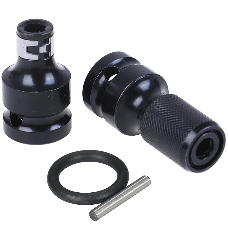 

1Set Steel 1/2" Square To 1/4" Hex Ratchet Socket Wrench Socket Adapter Spanner Set Drive Converter Impact Tool 50*23*18mm