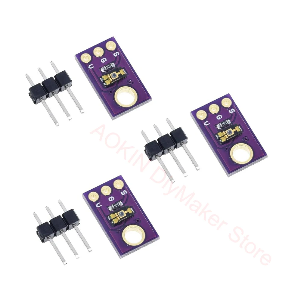 

3pcs TEMT6000 Light Sensor Professional TEMT6000 Light Sensor Module for Arduino