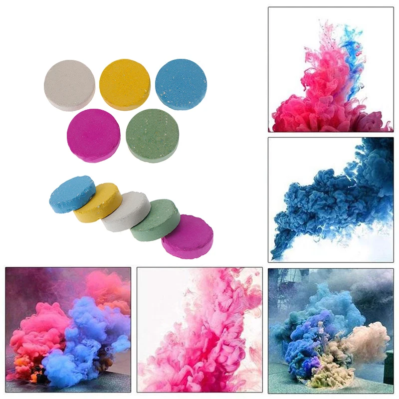

Funny Colorful Smoke Magic Tricks Props Fire Tips Fun Toy Pyrotechnics Smoke Cake Fog Magician New Professional Pocket Toys