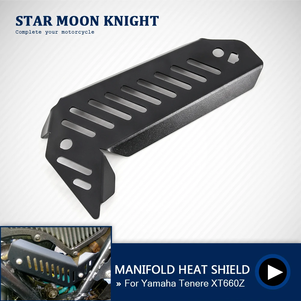 

Manifold Heat Shield Protecting Mask Insulation Board Baffle Exhaust Pipe System Guard Protector Cover For Yamaha Tenere XT660Z