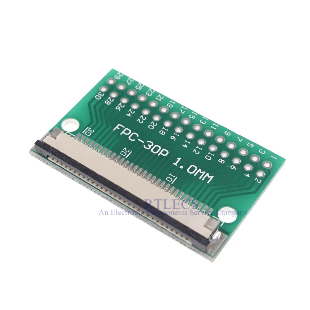 Гибкий плоский кабель FFC/FPC 2 шт. Соединительный адаптер 30 контактов 1 0 мм до 54 x 2x15