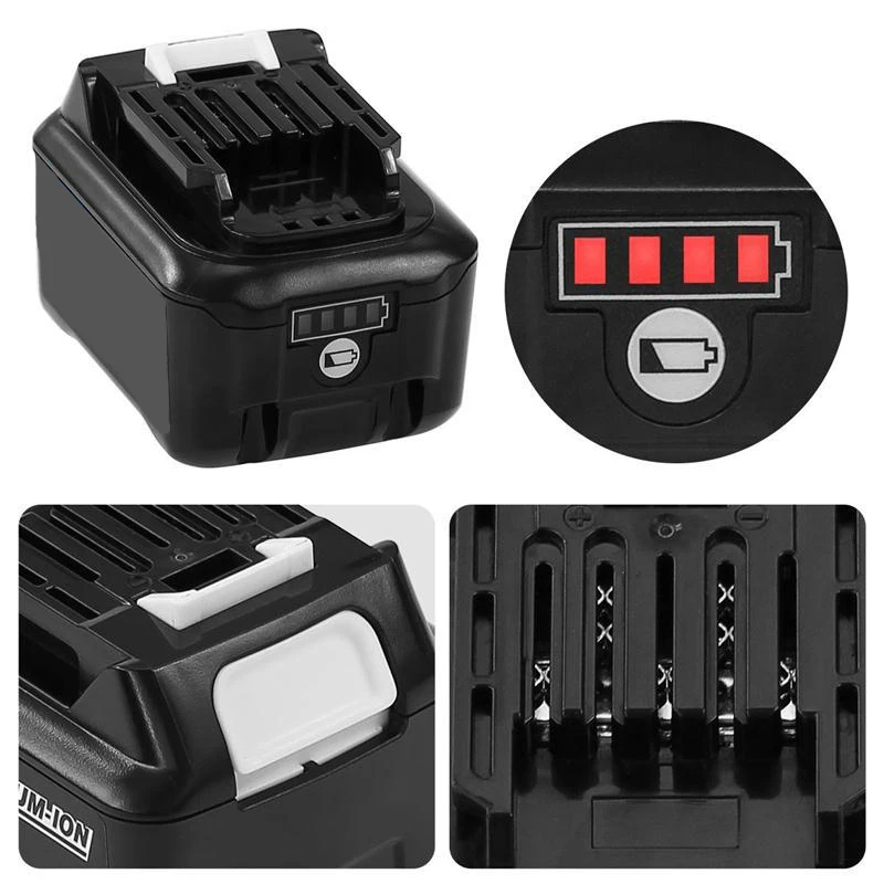 

BL1040 4000mAh 12V Li-ion Replacement AAA Rechargeable Battery Power Tools for Makita BL1021B BL1041B BL1015B BL1020B BL1040B