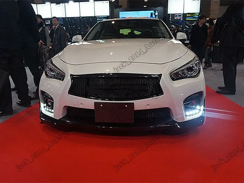 Подходит для Infiniti Q50 ABS передний задний бампер+ задний спойлер