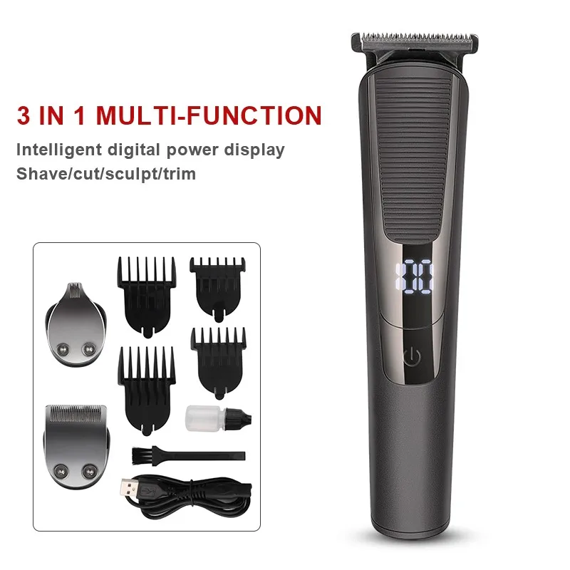 

USB Electric Hair Clippers Set Men's Multifunctional Portable Travel Household Barber Shop General Personal Care Hair Repairer