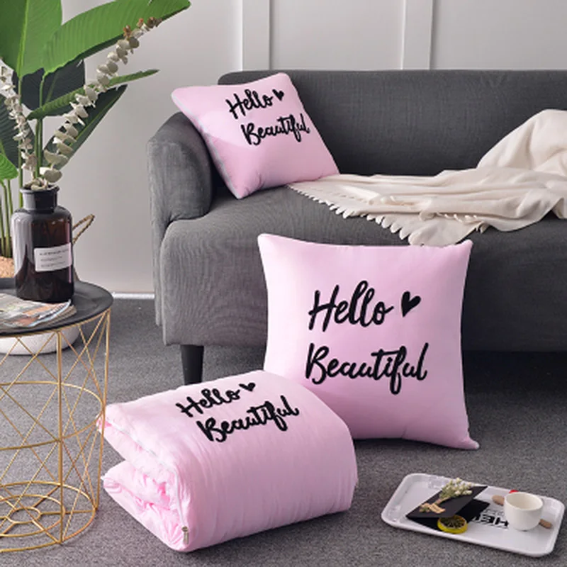 Новое поступление 2020 двухкомпонентное одеяло в современном стиле карамельные