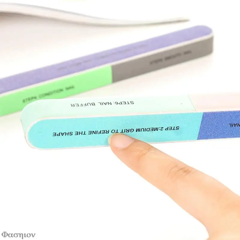 Пилка для ногтей с 6 сторон средство педикюра | Красота и здоровье