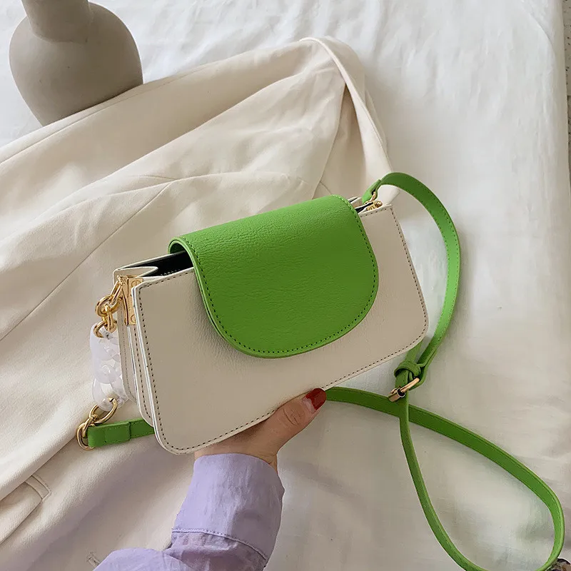 

Chain Pu Leather Crossbody Bags For Women 2020 Small Shoulder Messenger Bag Fashion Design Female Travel Handbags Sac A Main
