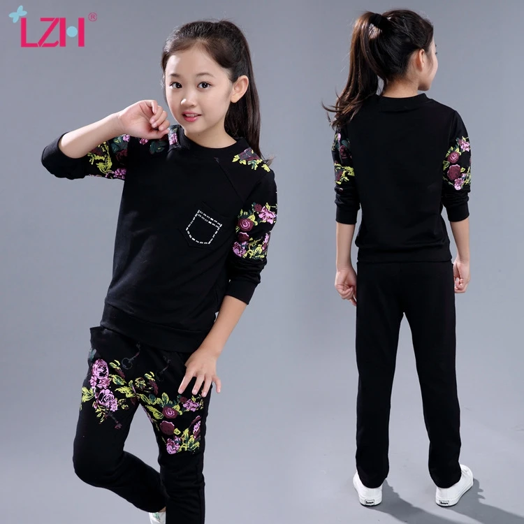 Комплекты детской одежды LZH осень весна 2021 одежда для девочек подростков