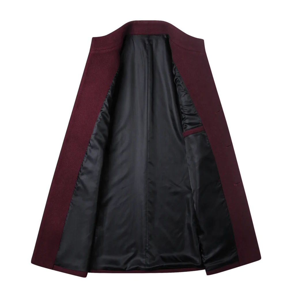 MJARTORIA Зимняя шерстяная куртка мужское высококачественное шерстяное пальто