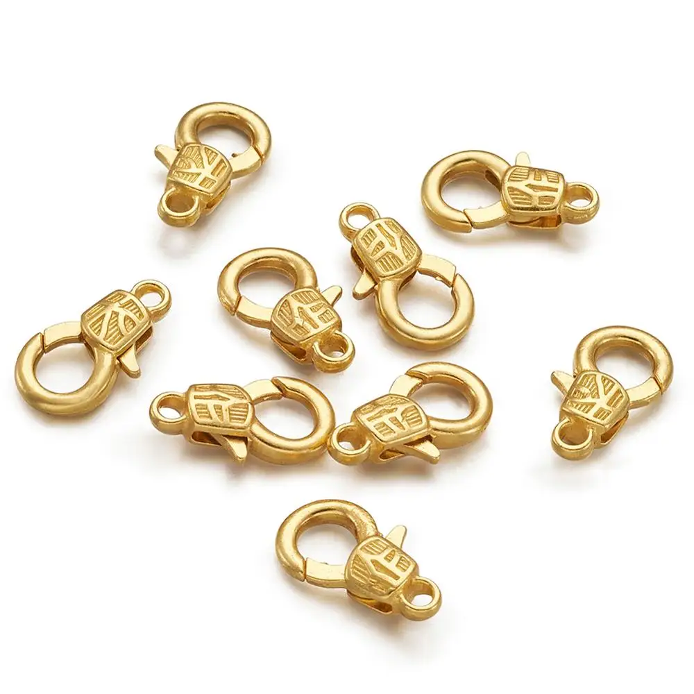 

10Pcs Alloy Lobster Claw Clasps Bracelet End Connectors Claw Clasps Buckle DIY Necklace Bracelets Jewelry Making Accessories