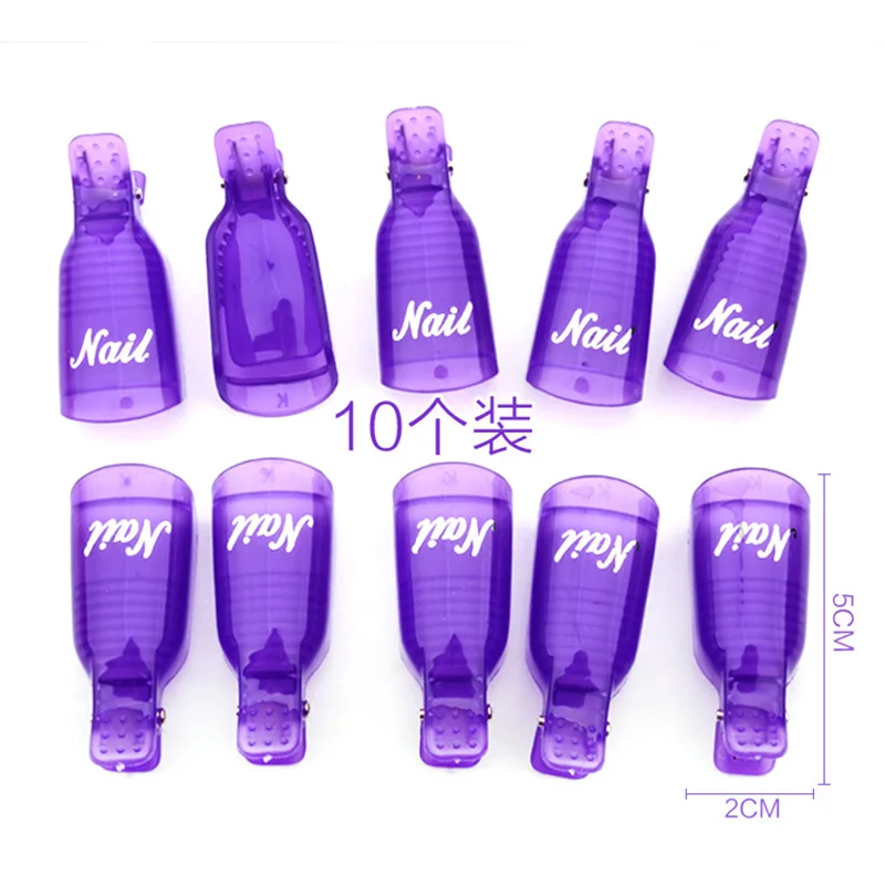 10 шт./лот средство для снятия гель-лака Гель-лак обертывания ногтей многоразовый