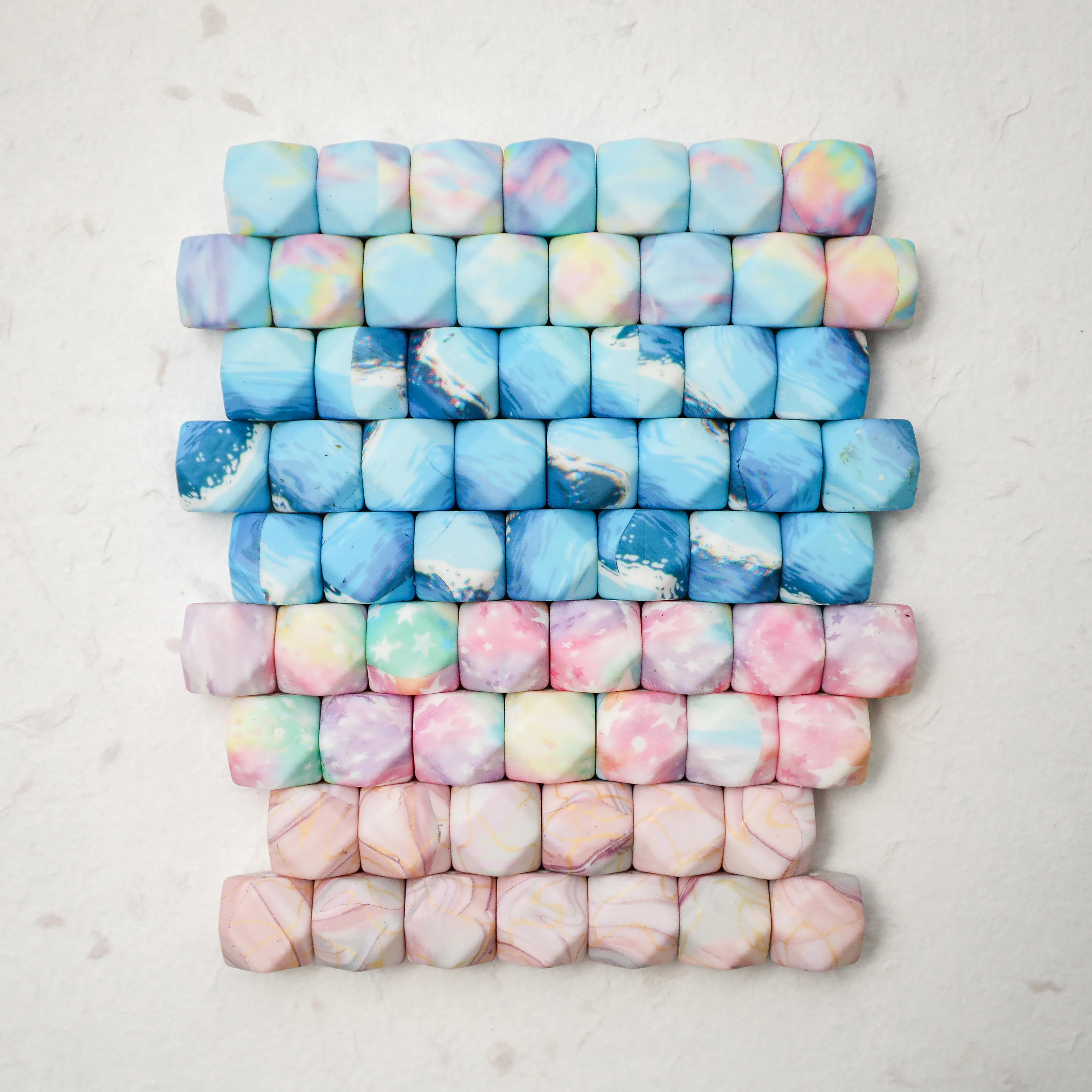 

5 Pc New Octagonal Hexagonal Beads 14mm Planet Baby Teether Silicone Beads DIY Necklace Accessories Baby Teether Nurse Gifts