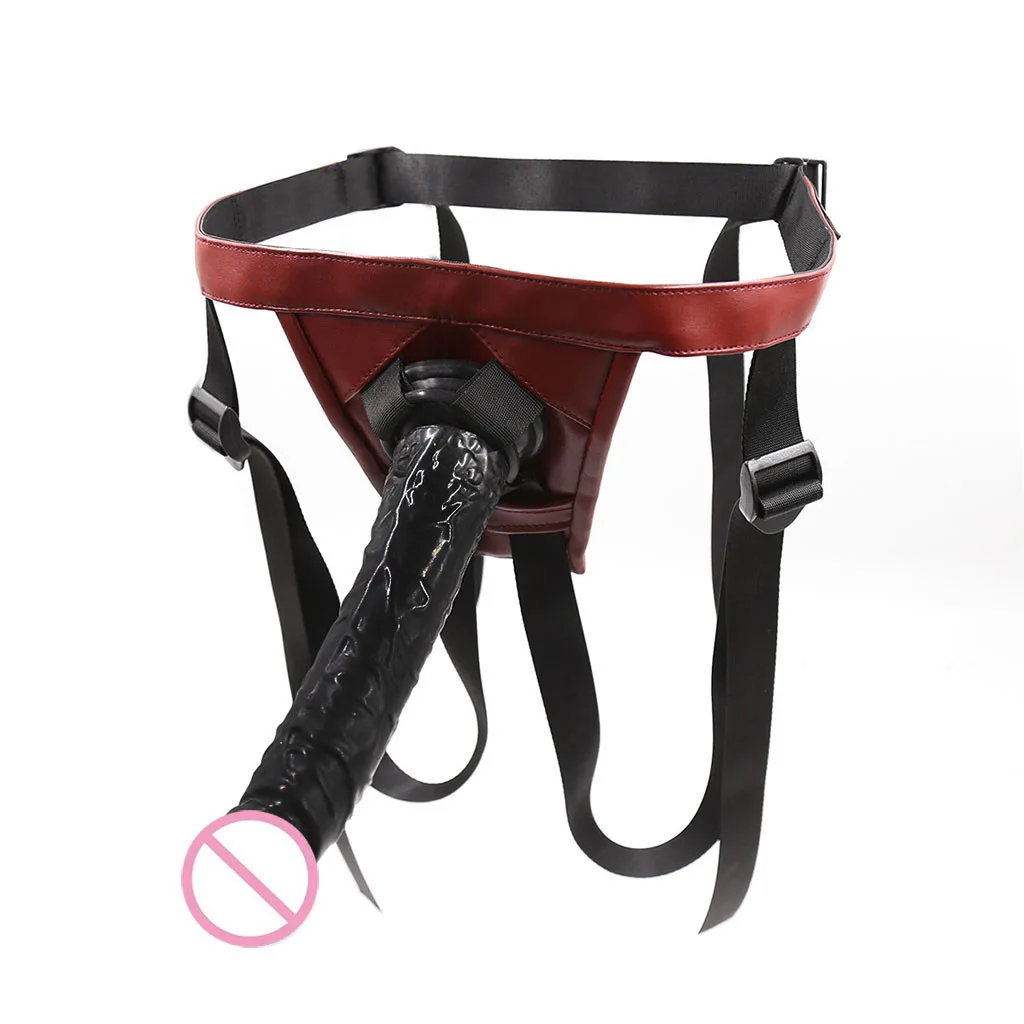 Сексуальный кожаный ремень с пенисом одежда для пениса брюки ремешок