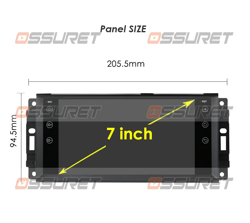 

4 2 + 64 2din Android 10 GPS Jeep Cherokee 2009 2008 2010 Wrangler Dodge Chrysler