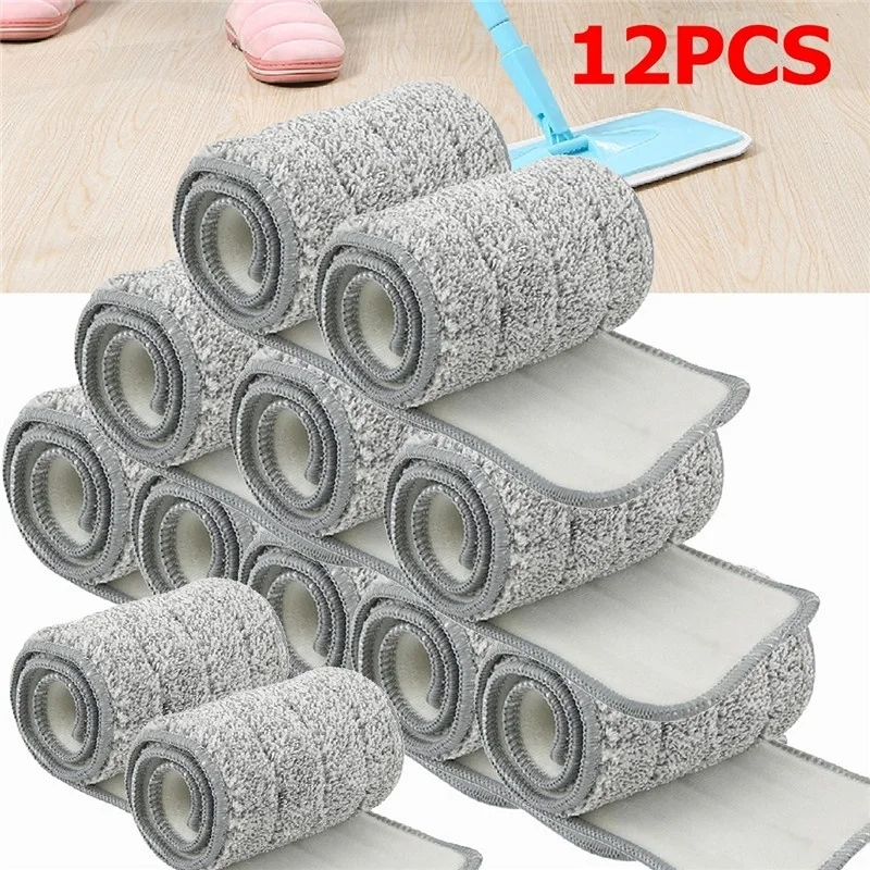 1/5/12 шт. Замена микрофибры Моющиеся швабры подходит плоский спрей Швабра бытовые