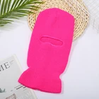 Вязаная шапка 12 цветов для спорта на открытом воздухе, армейская тактическая маска для лица CS, лыжная маска, зимняя Балаклава с одним отверстием для женщин и мужчин, облегающая шапка