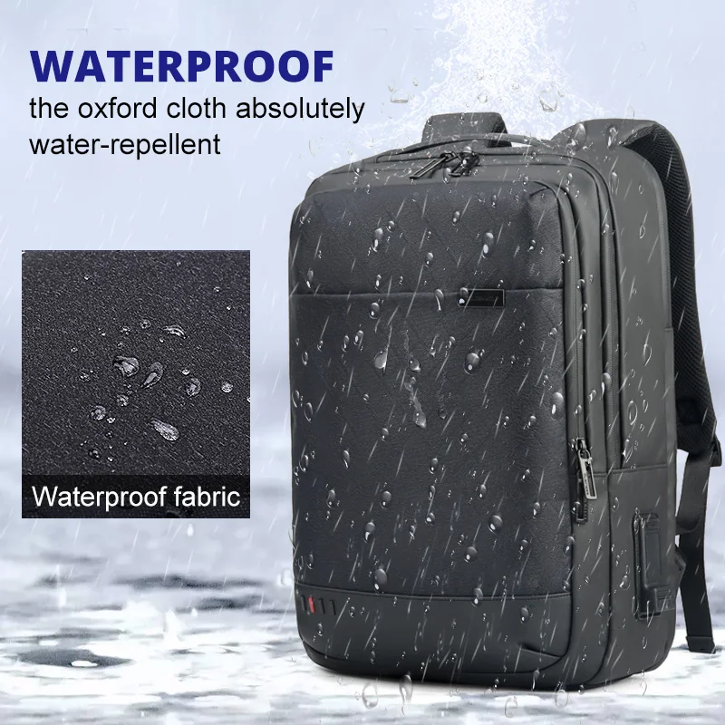 Рюкзак ARCTIC HUNTER мужской для ноутбука 17 дюймов со скрытой защитой от кражи и USB