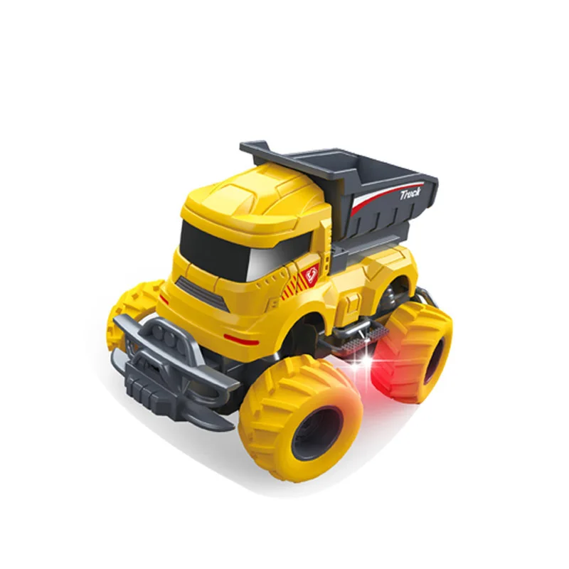 

LED light RC Cars Mini Remote Control Trucks Micro Radio-controlled Machines Excavator Crane Kids Toys For Boys Gift 4CH 27Mhz