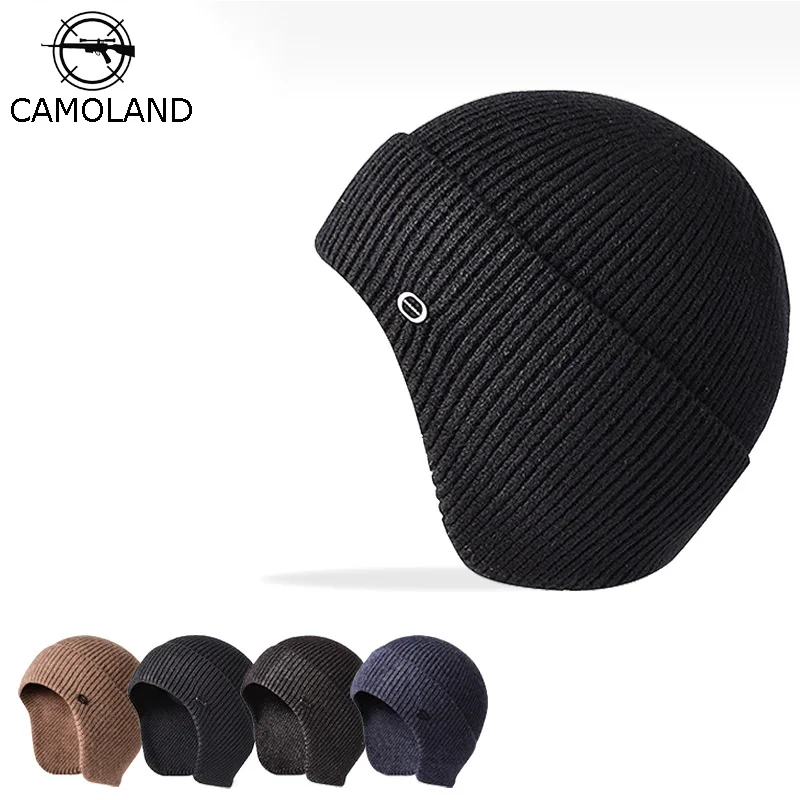 CAMOLAND/осенне зимние лыжные шапки для женщин и мужчин бини из мягкого стрейчевого