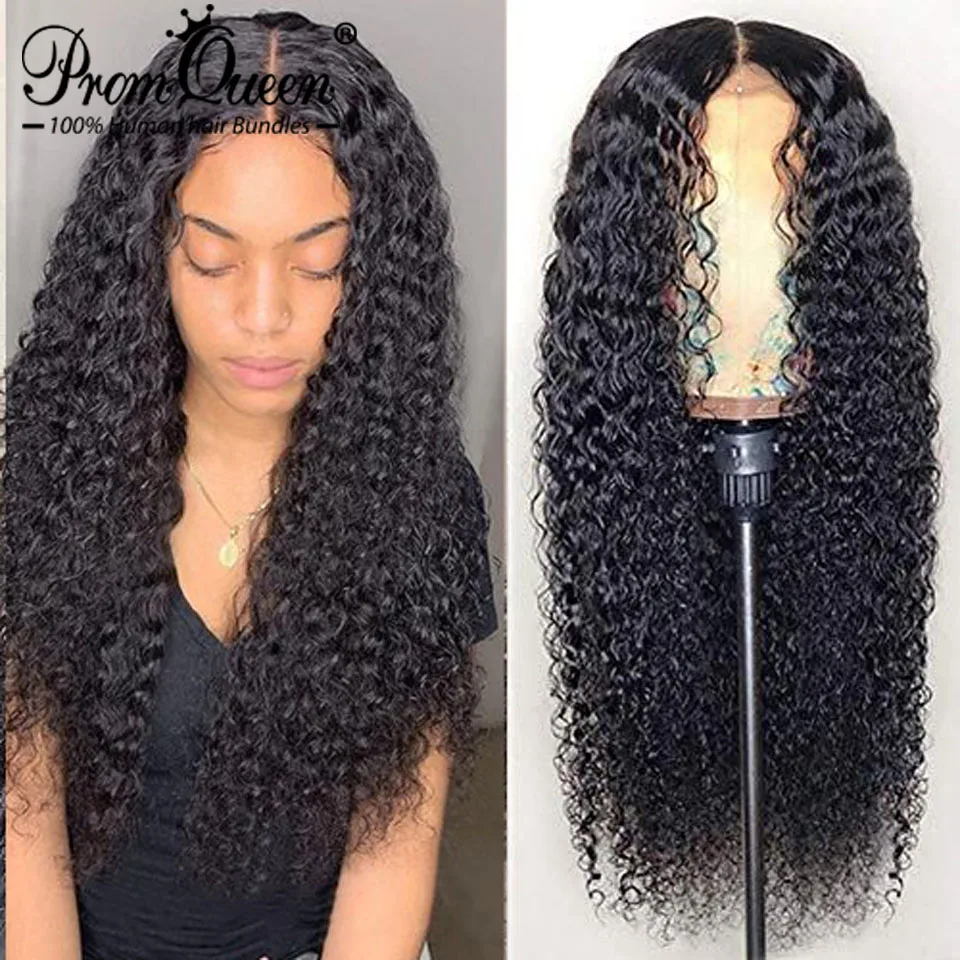 Brazilian Kinky Curly Human Hair Wig Pre Plucked 13x4 13x6 Lace Frontal Human Hair Wigs With Baby Hair Remy Curly Lace Front Wig