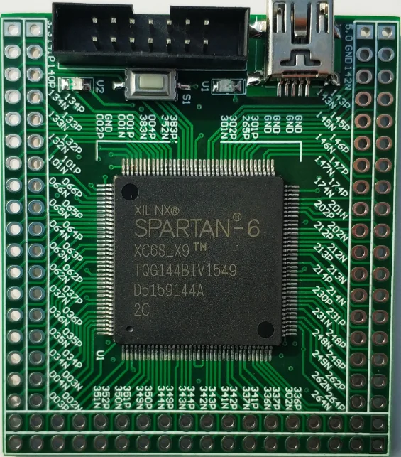 

Макетная плата Xilinx FPGA spartan6 xc6slx9, макетная плата, материнская плата, минимальная системная плата