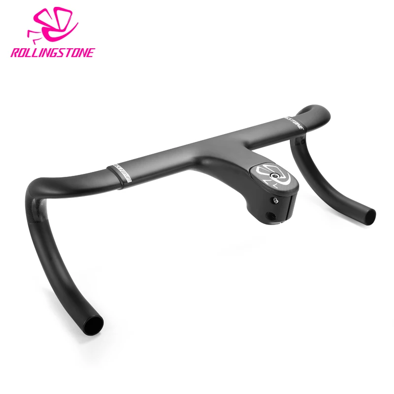 Цена Rollingstone 2020 Новый дорожный велосипед один сломанный ветер углеродное волокно гибкая ручка Аэродинамика около 340 г дорожный руль с шайбой