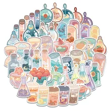10/30/50pcs Cute INS Drink Stickers Aesthetic Kawaii Cartoon Decals Kids Toy Laptop Guitar Luggage Phone Scrapbook Diary Sticker