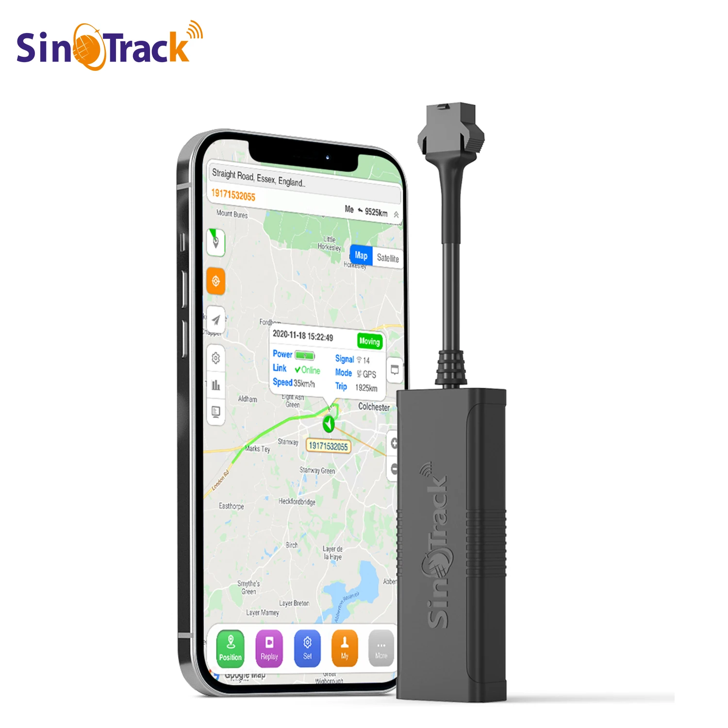 Мини GPS трекер устройство для слежения за автомобилем и мотоциклом GSM локатор