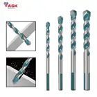 VACK на возраст 6, 8, 10, 12 лет мм Мульти-функциональное стекло кукурузы сверла по металлу Треугольники-дюймовые сверла для сверления, Керамика Плитка Бетон Кирпич металлический Нержавеющаясталь древесины