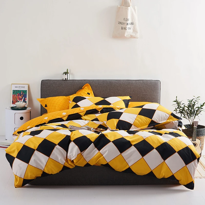 WAZIR роскошный комплект постельного белья дворцового стиля с принтом 3 шт.