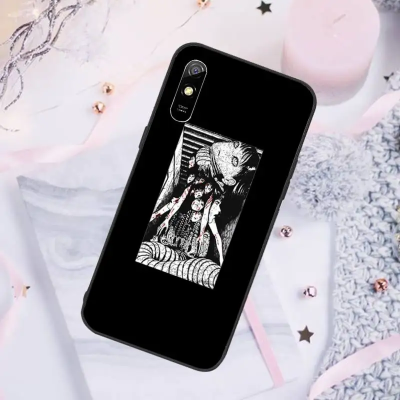

Japanese horror comic girl sexy Phone Case For Xiaomi Mi Redmi Note 7 8 9 pro 8T 9T 9S 9A 10 Lite pro