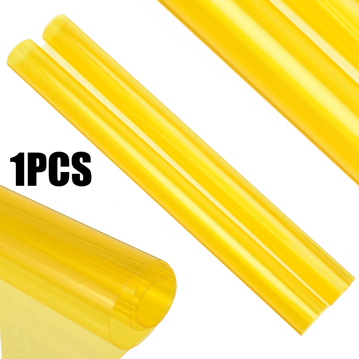 Новинка 1 рулон 60x30 см автомобильный светильник стикер желтый головной задний