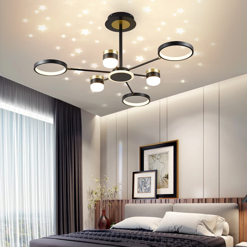 Светодиодная люстра для спальни кабинета гостиной кухни | Лампы и освещение